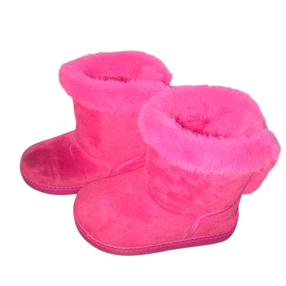Pink Furry Boots - Picture 4 of 4